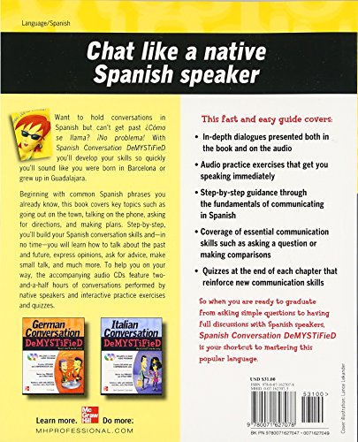 Spanish Conversation Demystified with Two Audio CDs,New
