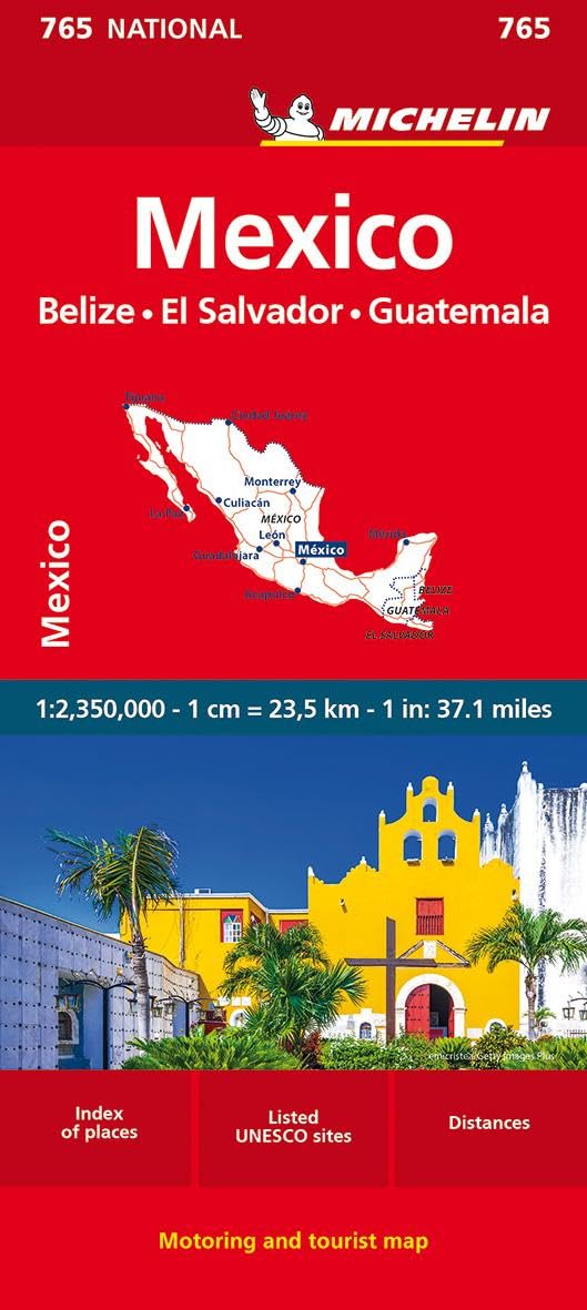 Michelin Map Mexico 765 (Maps/Country (Michelin)),Used