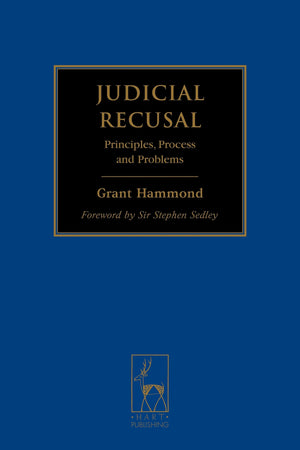 Judicial Recusal: Principles, Process And Problems