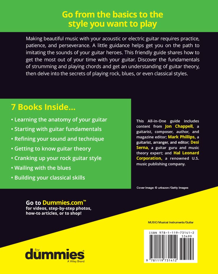 Guitar AllinOne For Dummies: Book + Online Video and Audio Instruction,Used