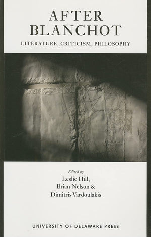 After Blanchot: Literature, Criticism, Philosophy (Monash Romance),Used
