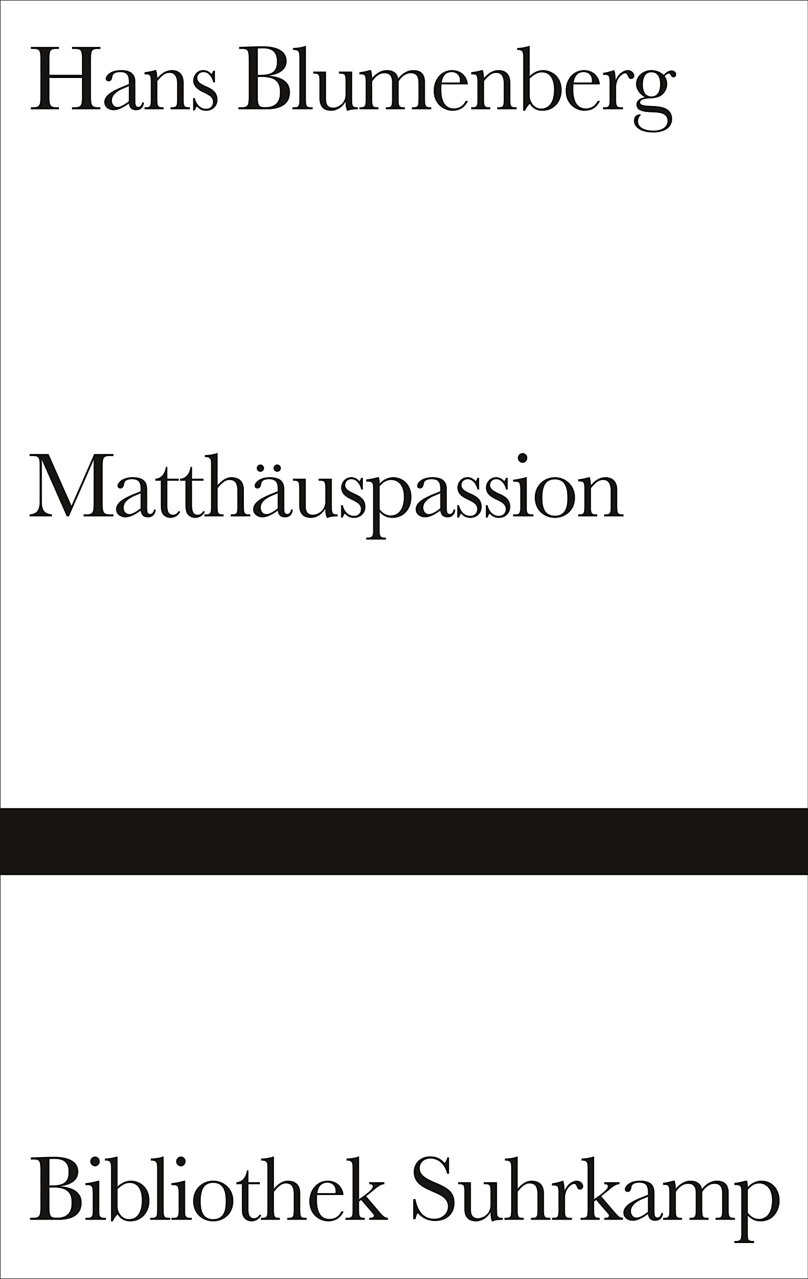 Matthauspassion (Bibliothek Suhrkamp) (German Edition),Used