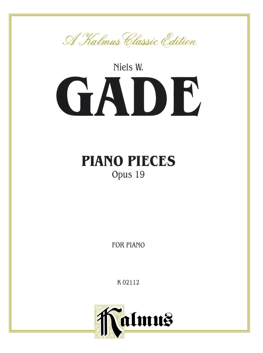 Piano Pieces, Op. 19 (Kalmus Edition),Used