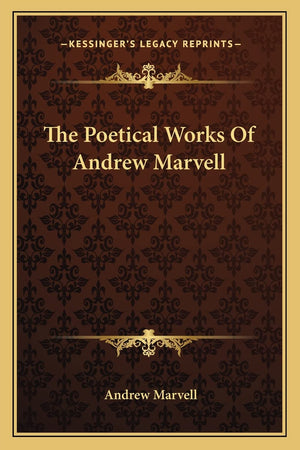 The Poetical Works Of Andrew Marvell,Used