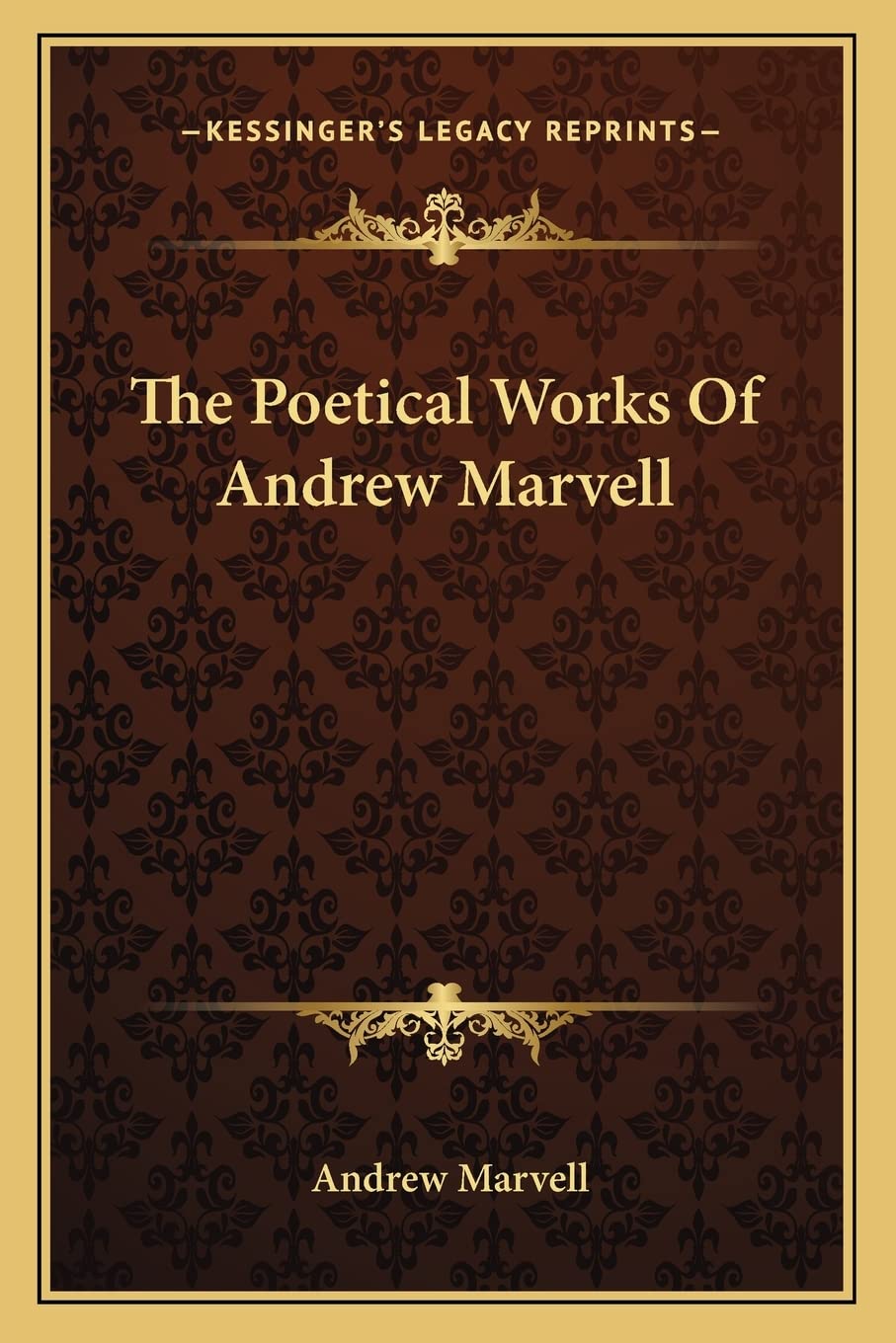 The Poetical Works Of Andrew Marvell,Used