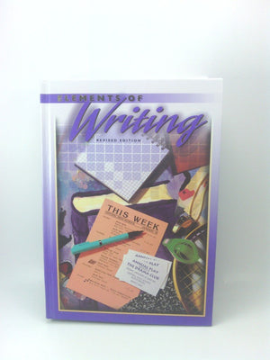 Elements Of Writing: Fourth Course, Grade 10, Revised Edition,Used