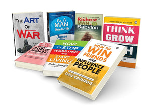Think & Grow Rich, The Art Of War, How To Win Friends & More Timeless Classics Novel - Educational Learning Book, The Ultimate 7-Book Set For Success And Self-Improvement