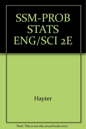 Title: SSMPROB STATS ENG/SCI 2E,Used