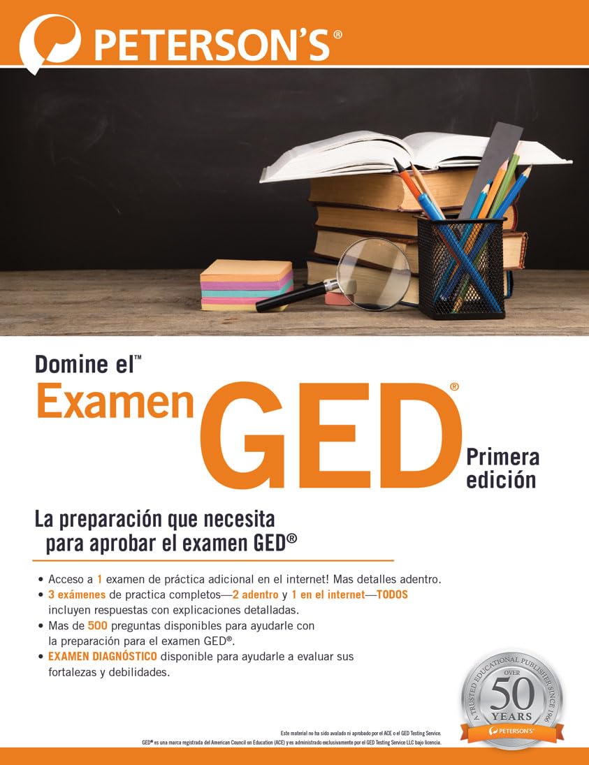 Domine el Examen del GED, Primera Edicin: (Master the GED Test, 1st Edition, in Spanish) (Spanish Edition),Used