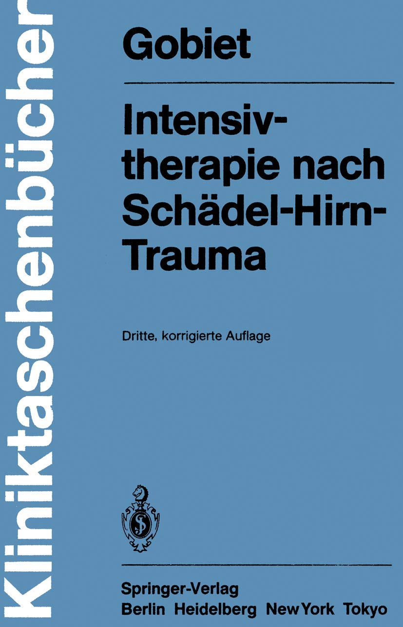 Intensivtherapie Nach Schdelhirntrauma (Kliniktaschenbcher) (German Edition),Used