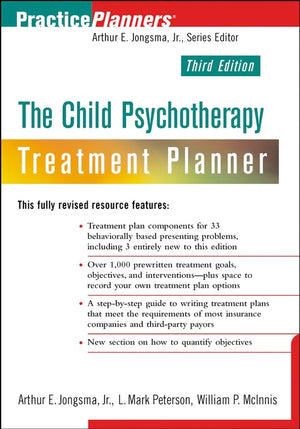 The Child Psychotherapy Treatment Planner (Practiceplanners)