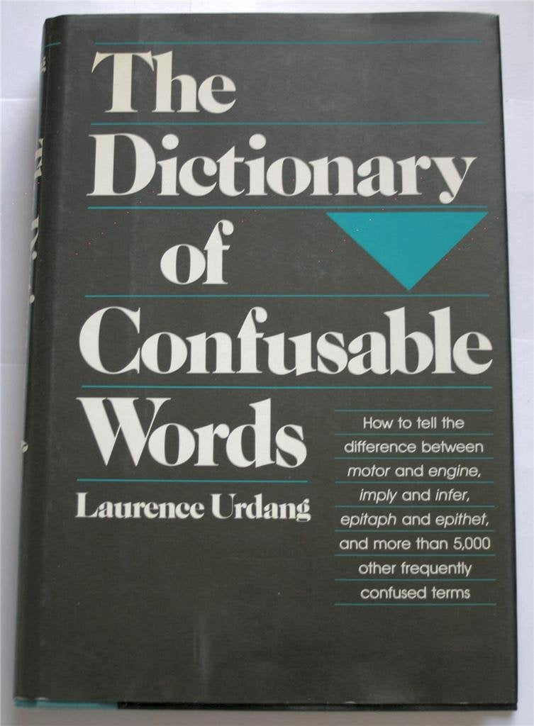 Dictionary Of Confusable Words,Used