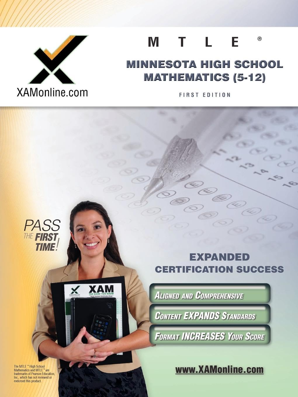 MTLE Minnesota High School Mathematics (512) Teacher Certification Test Prep Study Guide,Used