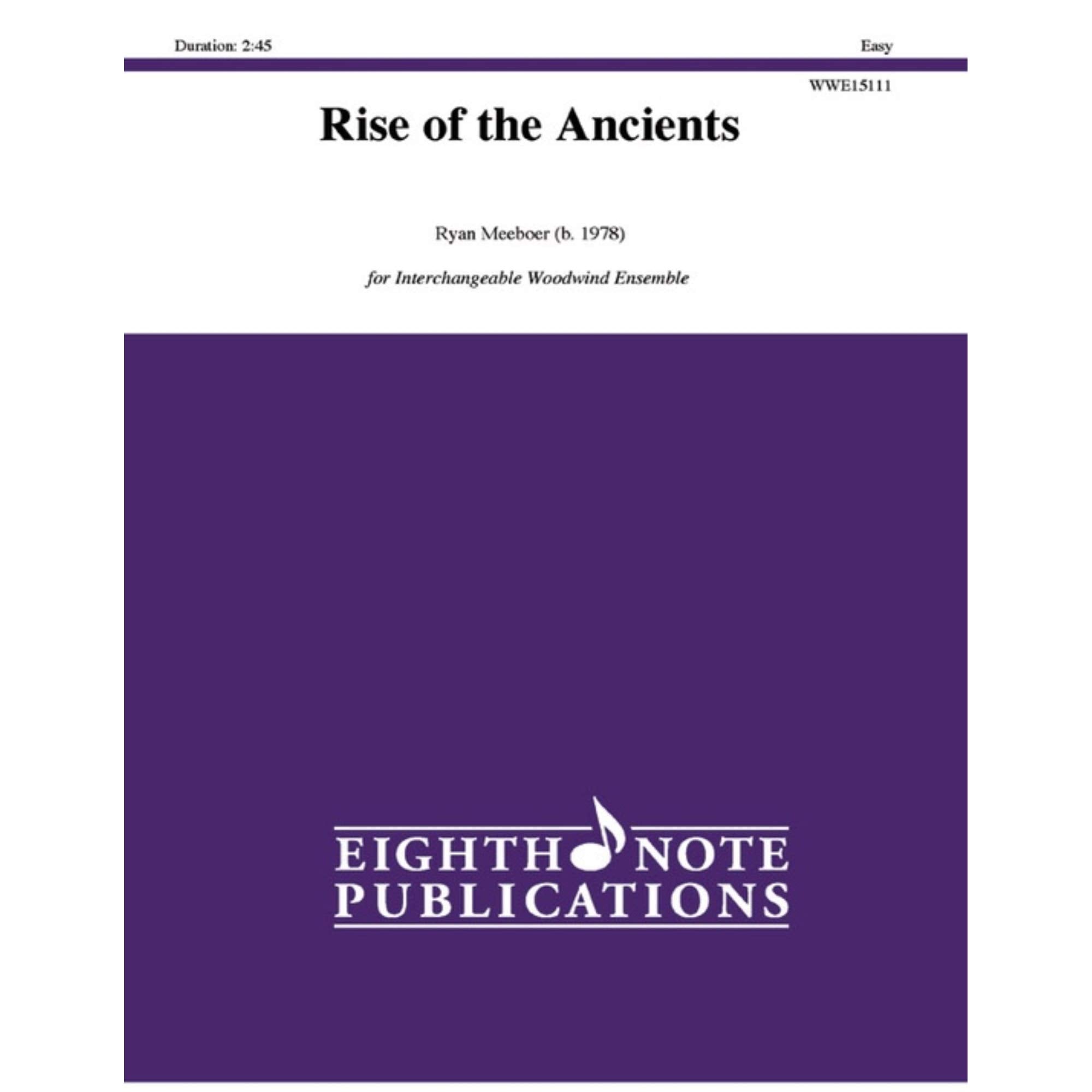 Rise of the Ancients: Score & Parts (Eighth Note Publications),Used