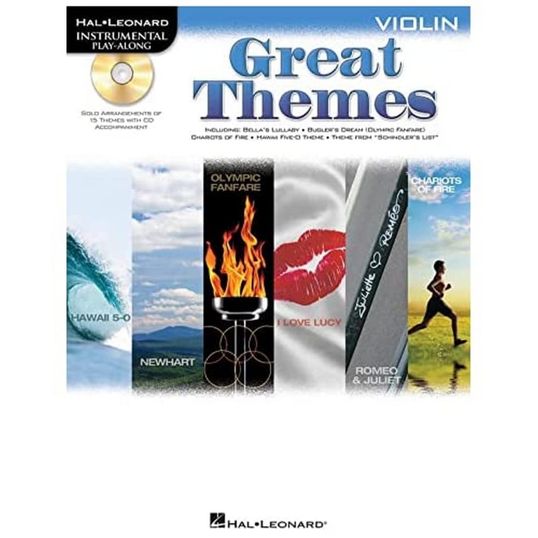 Great Themes: Instrumental Playalong For Violin (The Great Themes),Used