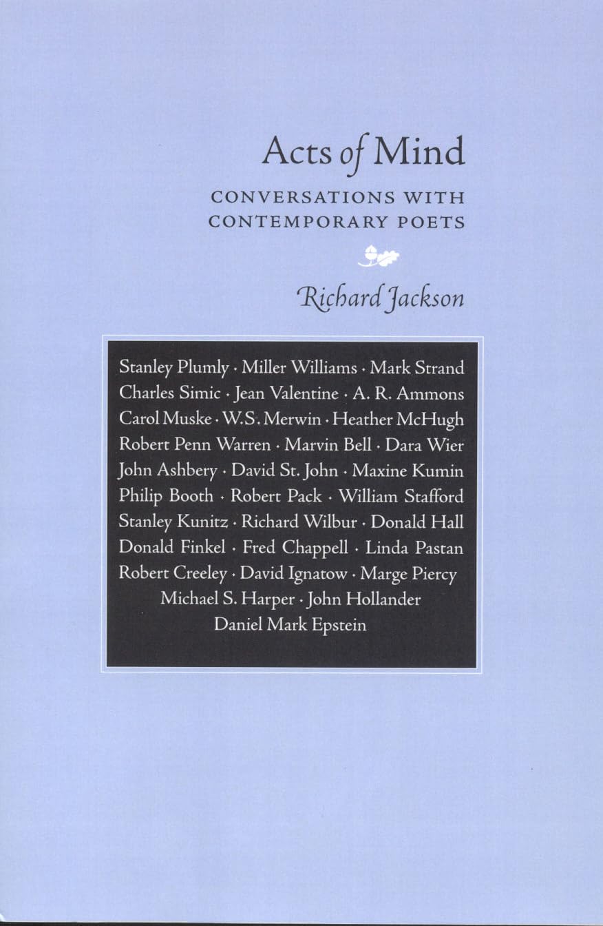 Acts of Mind: Conversations with Contemporary Poets,Used