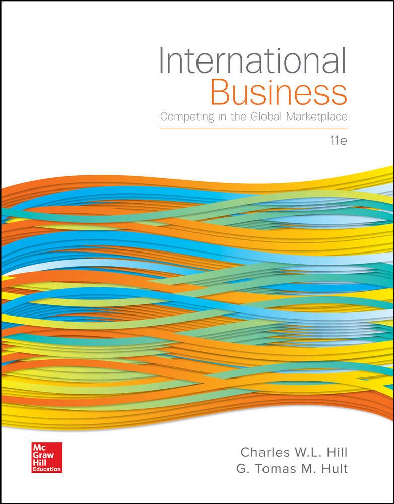 International Business: Competing in the Global Marketplace,New