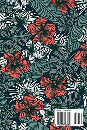 Address Book: For Contacts, Addresses, Phone, Email, Note,Emergency Contacts,Alphabetical Index With Floral Pattern Tropical Flo,Used