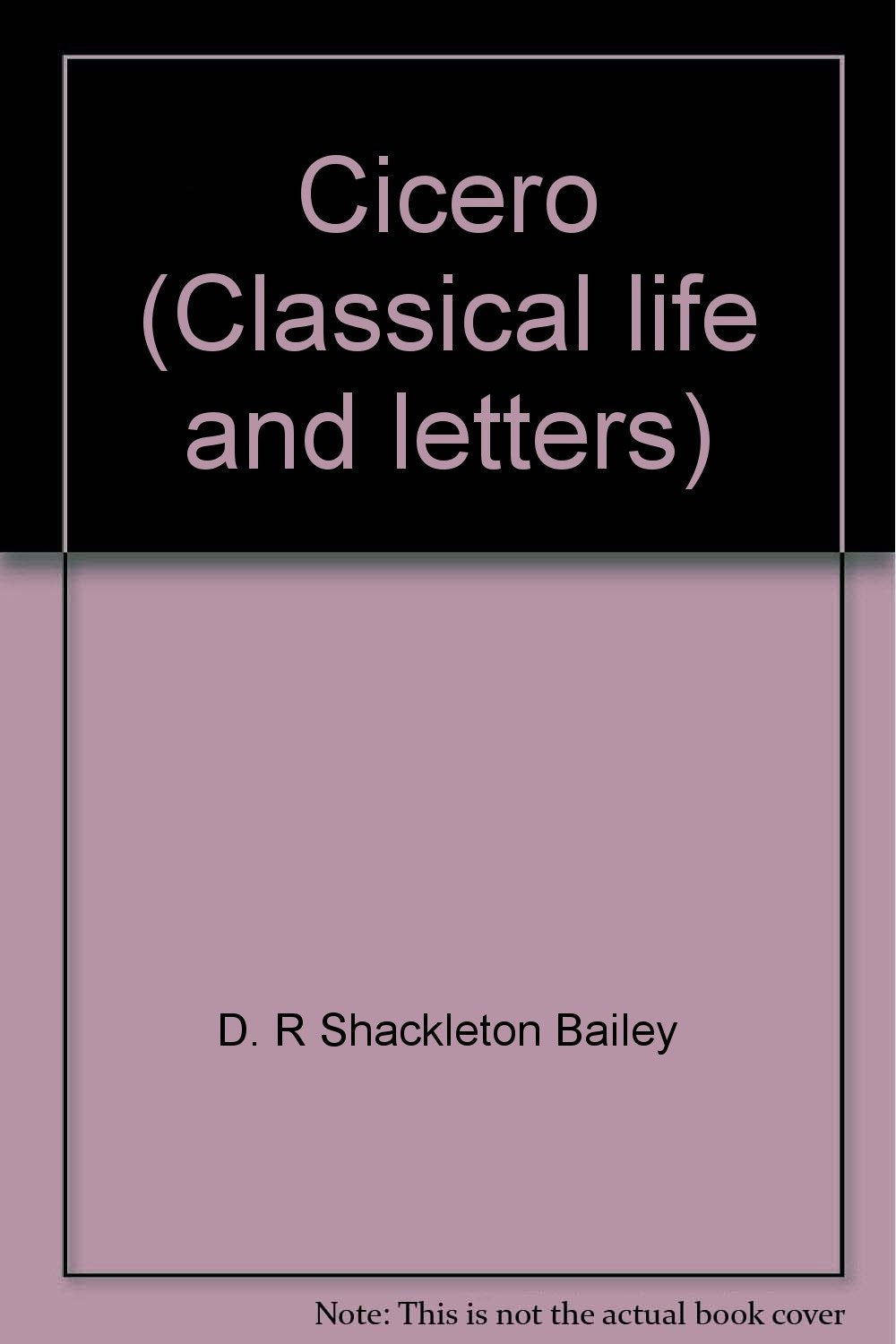 Cicero (Classical life and letters),Used