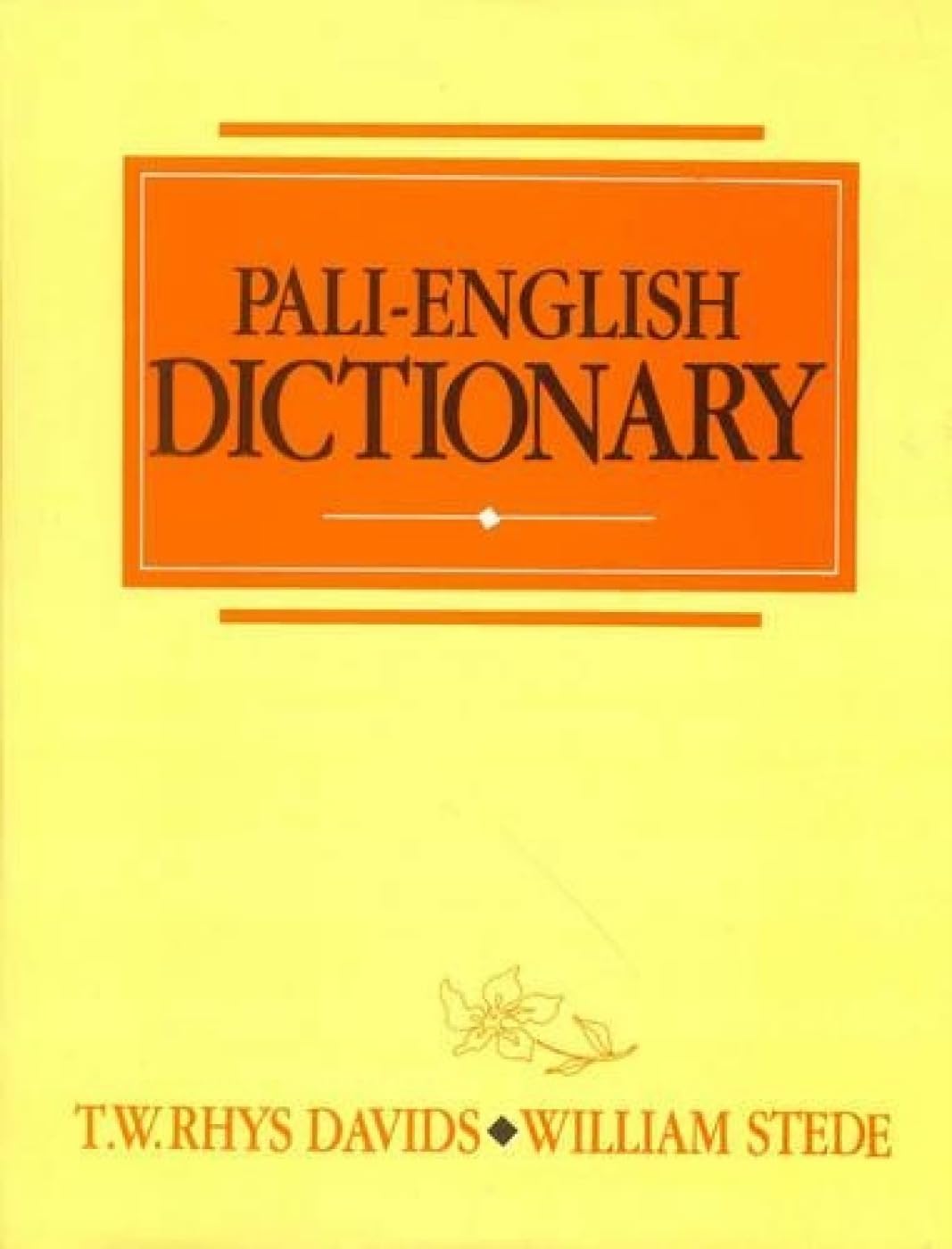 PaliEnglish Dictionary,New