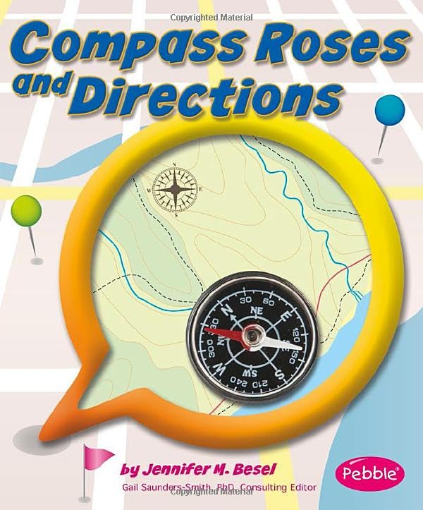 Compass Roses And Directions (Pebble Plus: Maps),Used