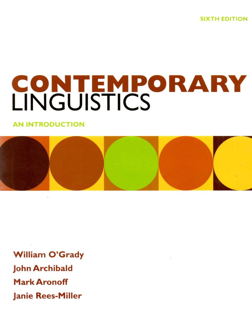 Contemporary Linguistics,New
