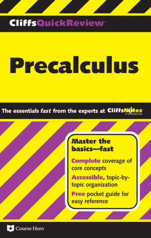 Cliffsquickreview Precalculus (Cliffs Quick Review (Paperback))
