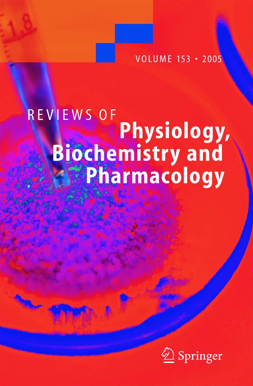 Reviews of Physiology, Biochemistry and Pharmacology 153,Used