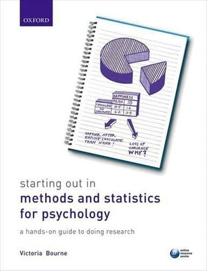 Starting Out in Methods and Statistics for Psychology: a Handson Guide to Doing Research,Used