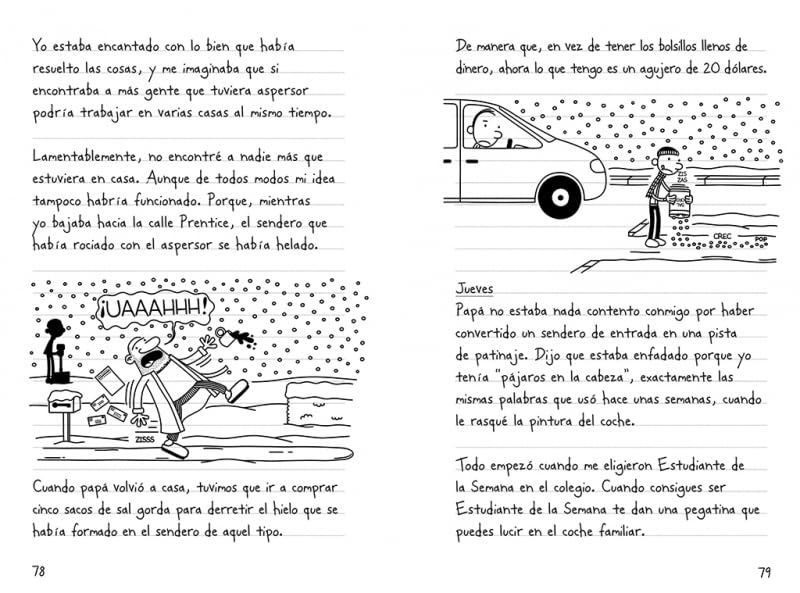 Diario de Greg 6  Atrapados en la nieve!: Sin salida! (Spanish Edition),Used