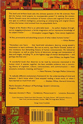 Origins Of The Modern Mind: Three Stages In The Evolution Of Culture And Cognition,New
