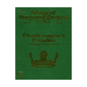 Charlemagne's Paladins: Campaign Sourcebook (AD&D 2nd Ed. Fantasy Roleplaying, Book+Map, HR2/9323),Used