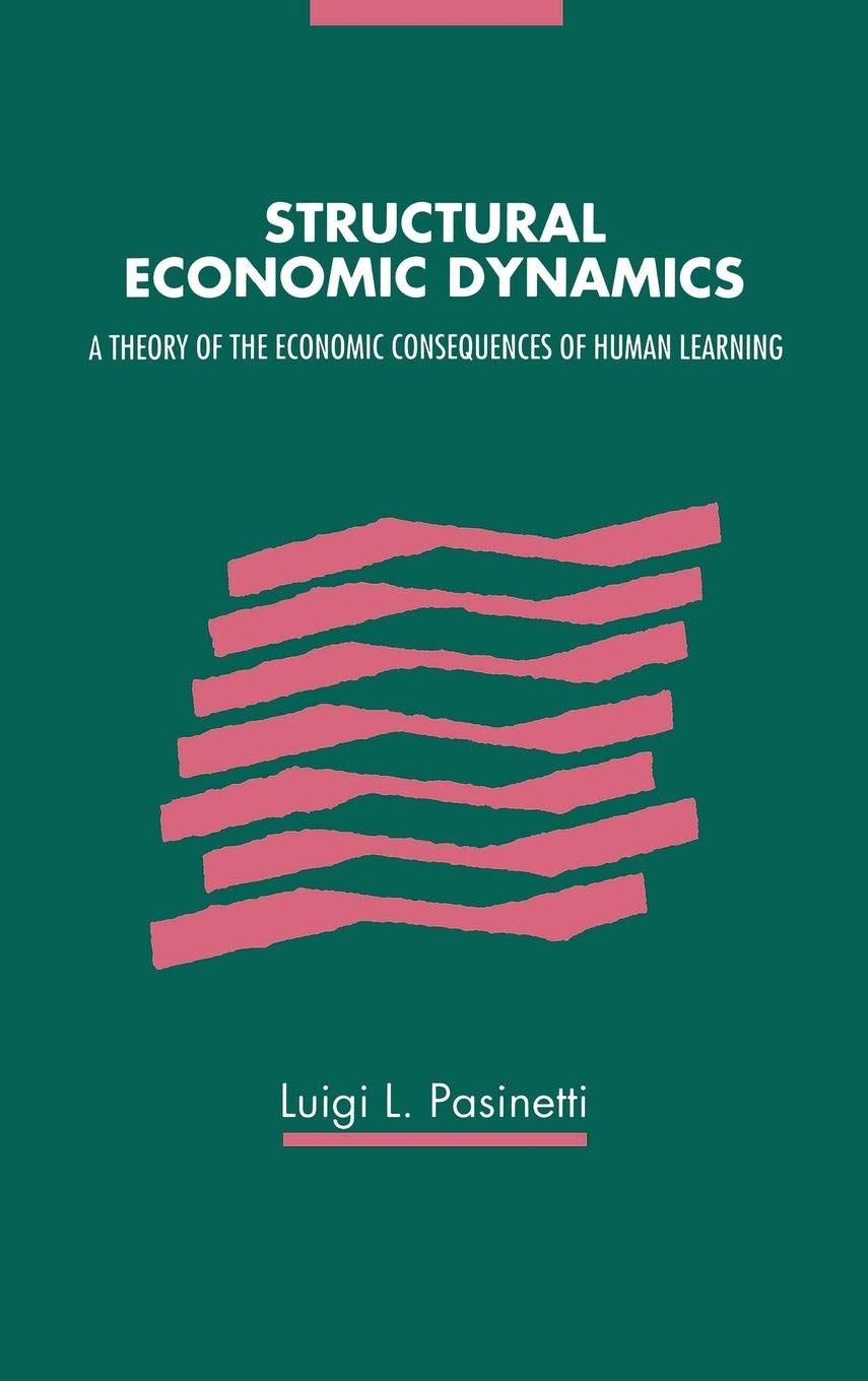 Structural Economic Dynamics,Used