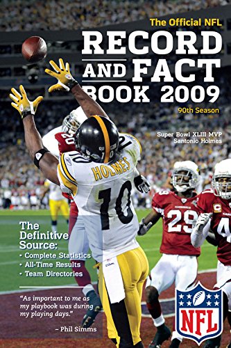 NFL Record and Fact Book 2009 (OFFICIAL NATIONAL FOOTBALL LEAGUE RECORD AND FACT BOOK),Used
