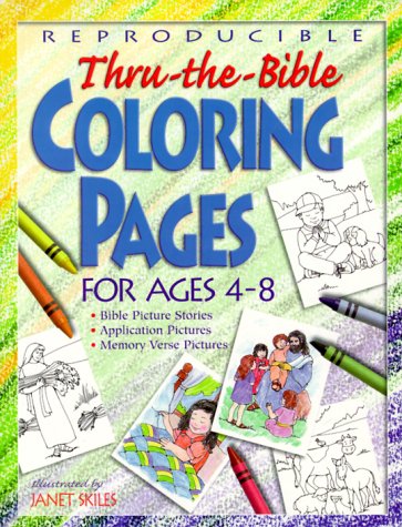 Thru The Bible Coloring Pages (Teacher Training Series),Used