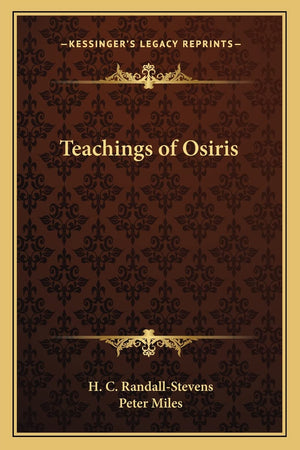 Teachings Of Osiris