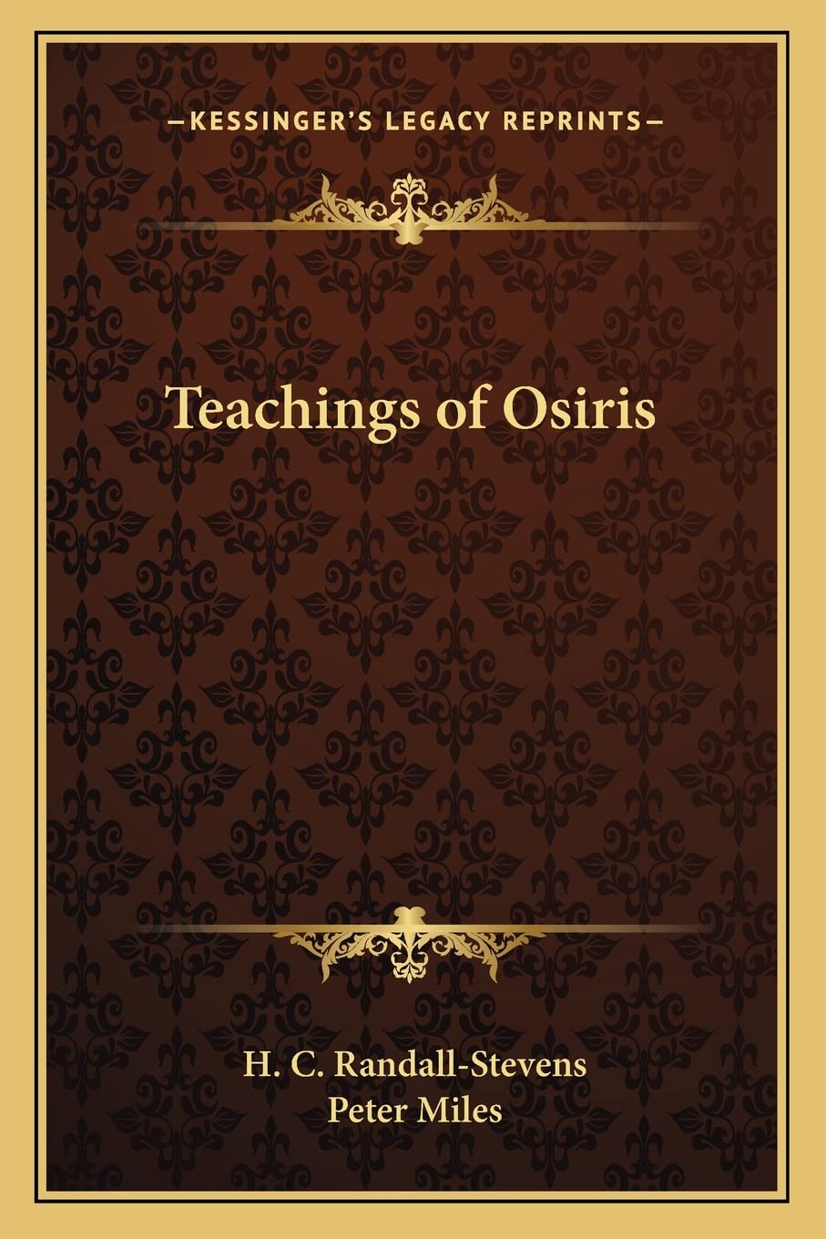 Teachings Of Osiris