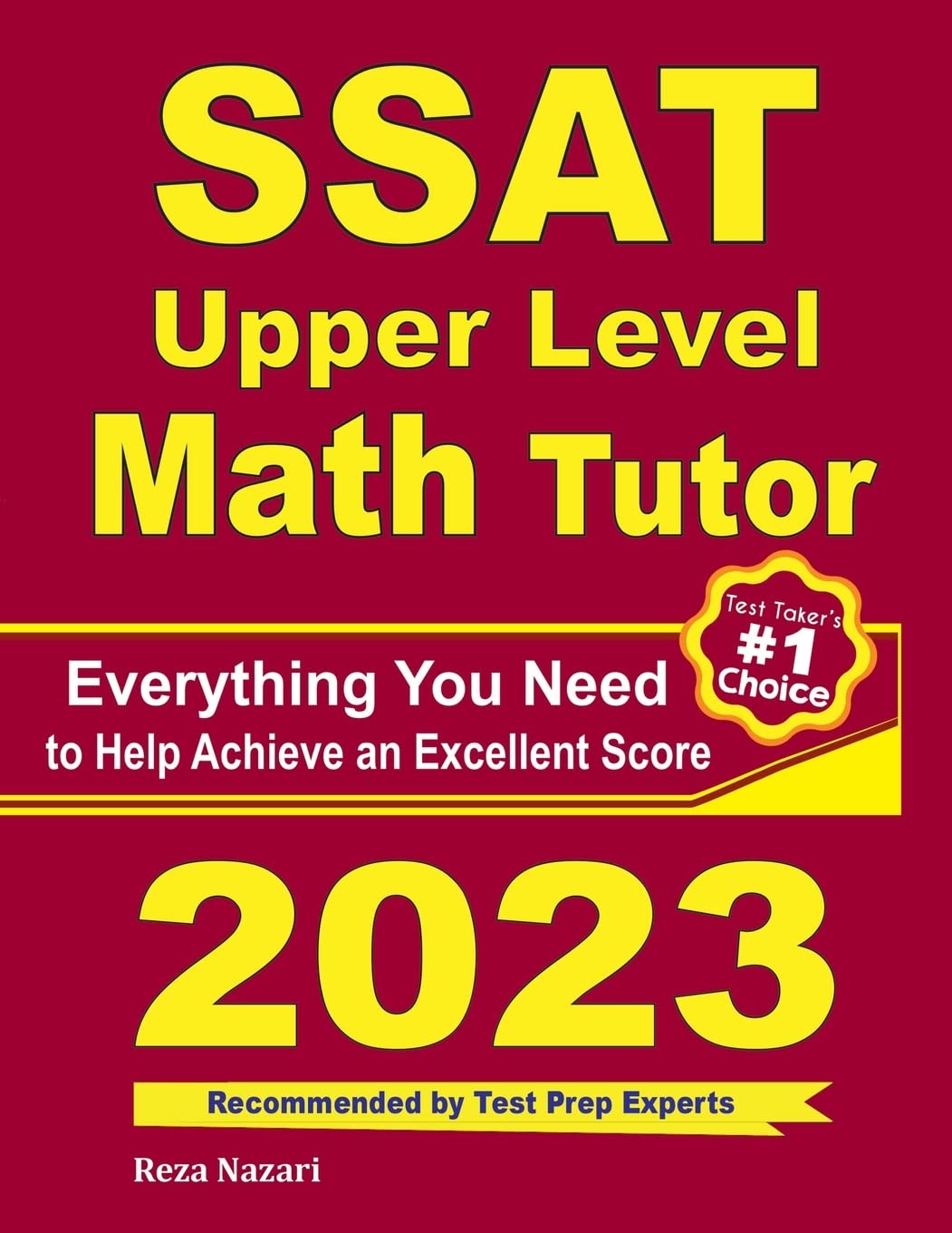 SSAT Upper Level Math Tutor: Everything You Need to Help Achieve an Excellent Score,Used