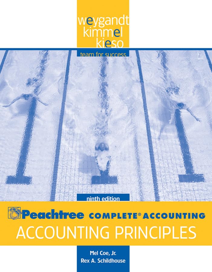 Accounting Principles, Peachtree Complete Accounting Workbook,Used