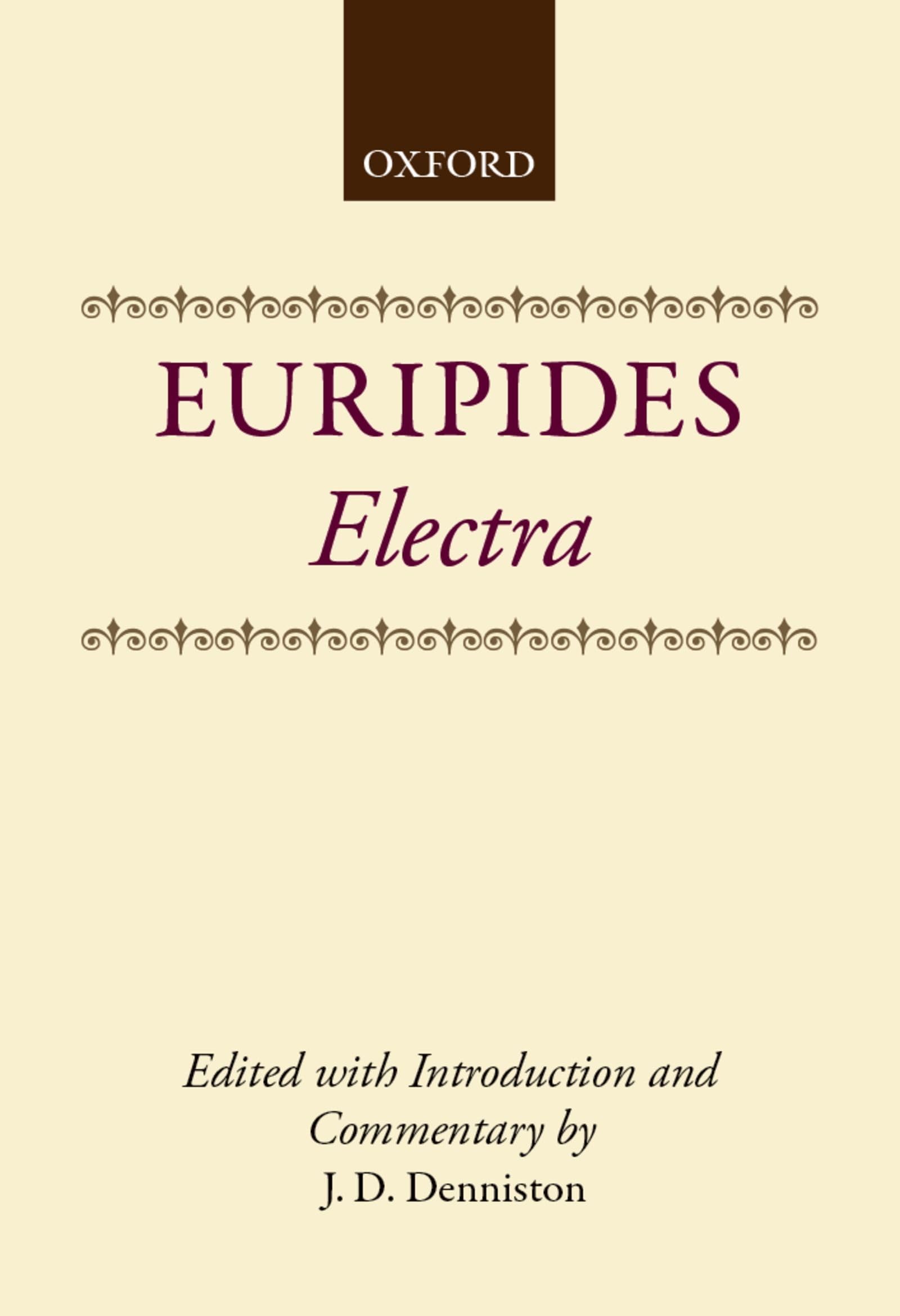 Electra (Plays Of Euripides),New