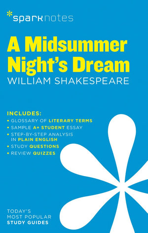 A Midsummer Night's Dream SparkNotes Literature Guide (Volume 44) (SparkNotes Literature Guide Series),Used