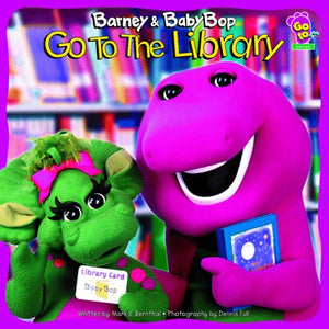 Barney & Baby Bop Go To The Library,Used