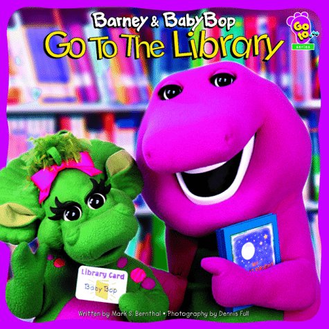Barney & Baby Bop Go To The Library,Used