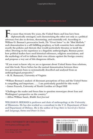 The Great Satan vs. the Mad Mullahs: How the United States and Iran Demonize Each Other,Used