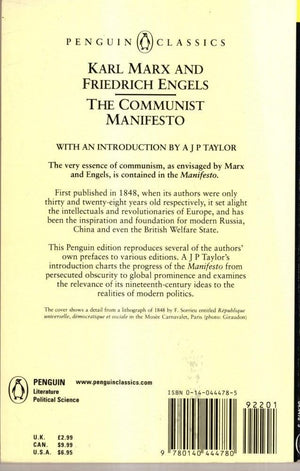 The Communist Manifesto-used