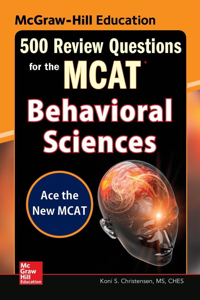 McGrawHill Education 500 Review Questions for the MCAT: Behavioral Sciences,Used