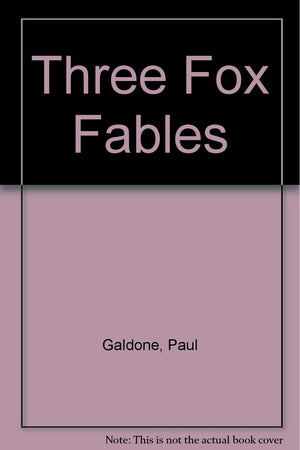 Three Fox Fables,Used