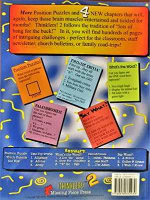 Thinklers! 2 (More Brain Ticklers),Used