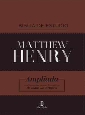 RVR, Biblia de Estudio Matthew Henry, Leathersoft, Clsica, Interior a dos colores (Spanish Edition),Used