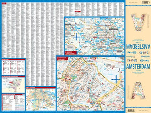 Laminated Amsterdam Map by Borch (English Edition),Used